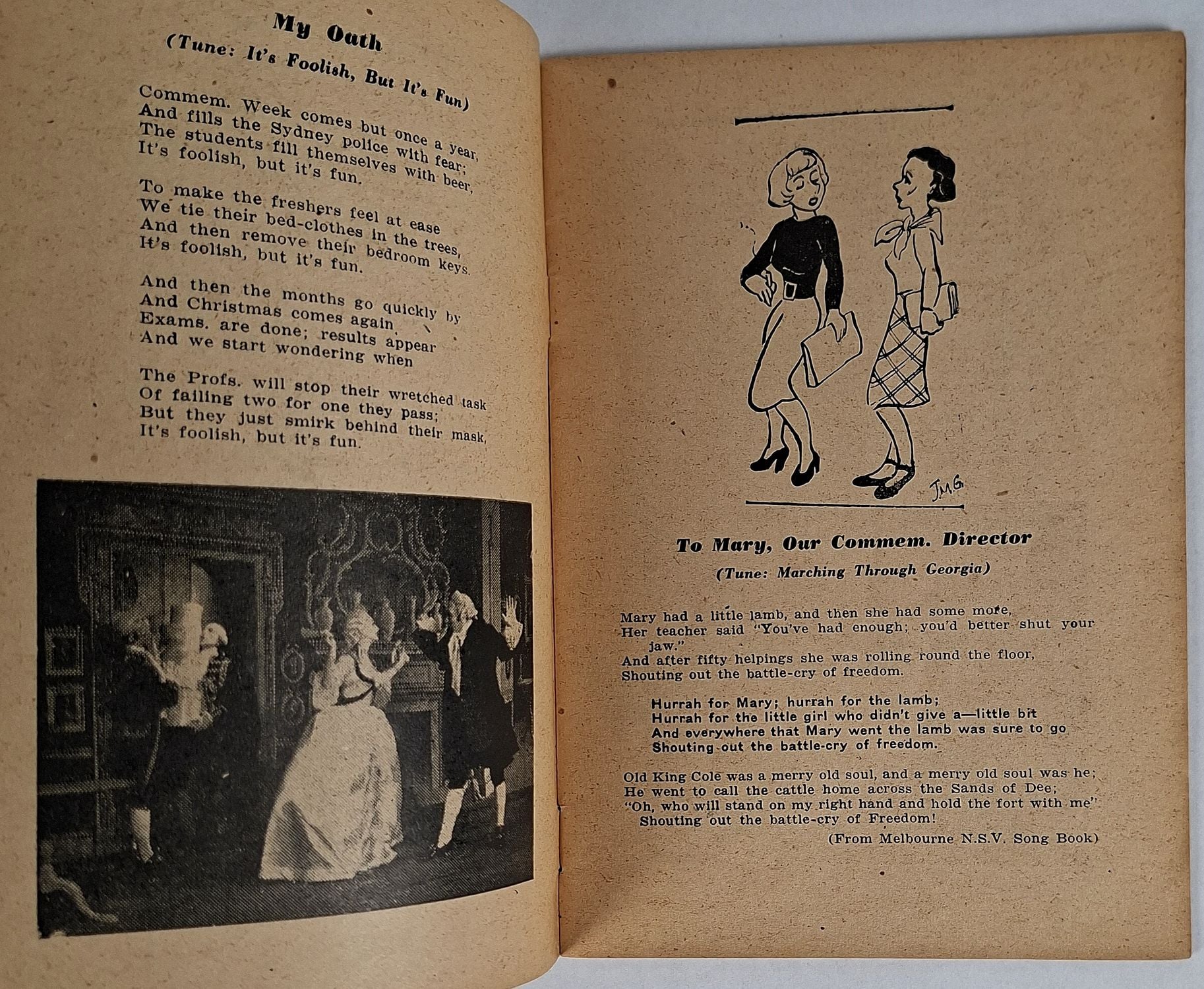 Qui Mal Y Pense Song Book 1955 - Image 3