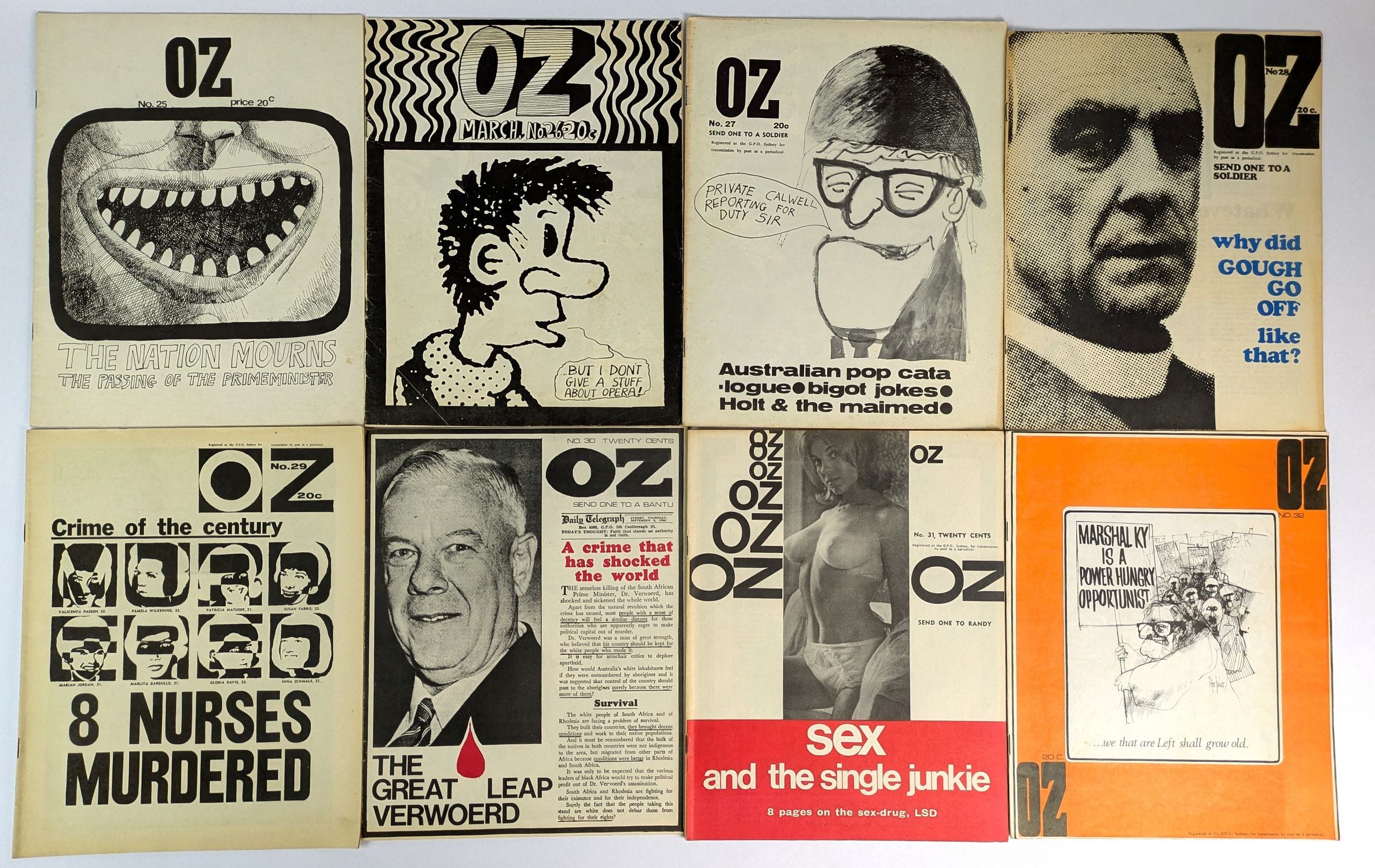 Oz Magazine (Australia) Complete Set with Newsletters - Image 4