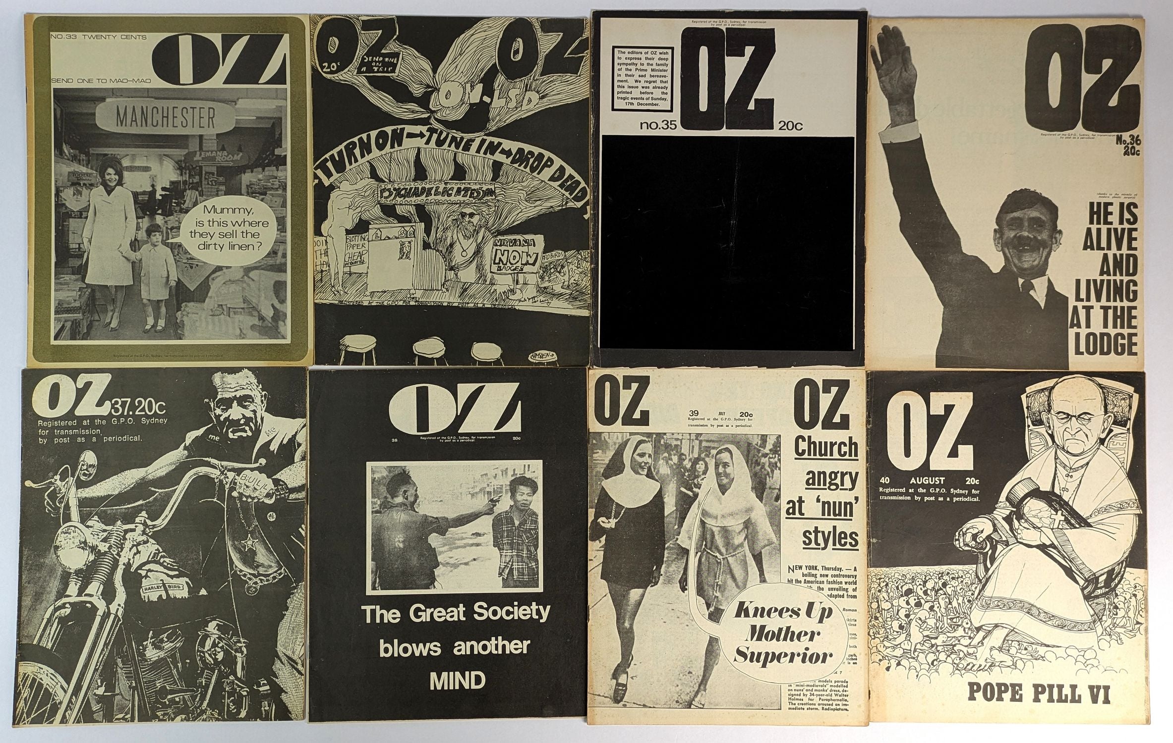 Oz Magazine (Australia) Complete Set with Newsletters - Image 5