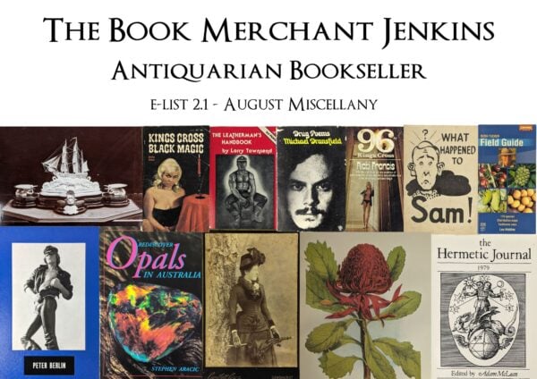Rare Book Catalogues - The Book Merchant Jenkins